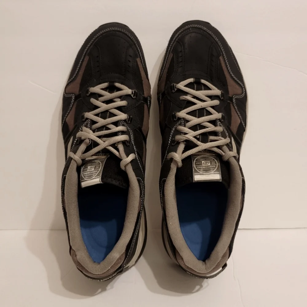 Skechers Men's 50675 Brick/Brown Leather Outdoors Sz 13 - Picture 3 of 8